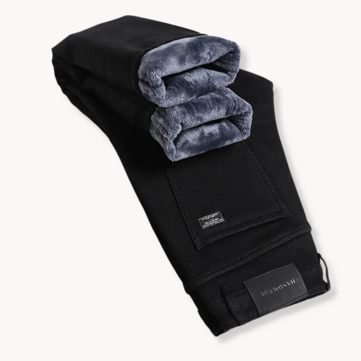 Winter Fleece-Lined Straight - Jeans CASA LARO MEN