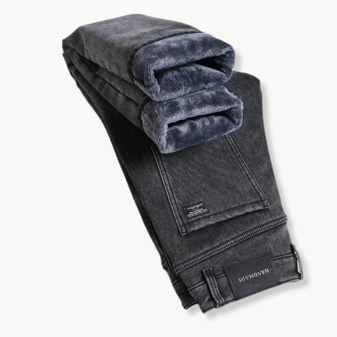 Winter Fleece-Lined Straight - Jeans CASA LARO MEN