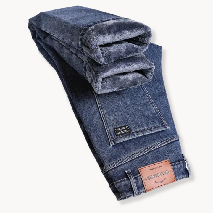 Winter Fleece-Lined Straight - Jeans CASA LARO MEN