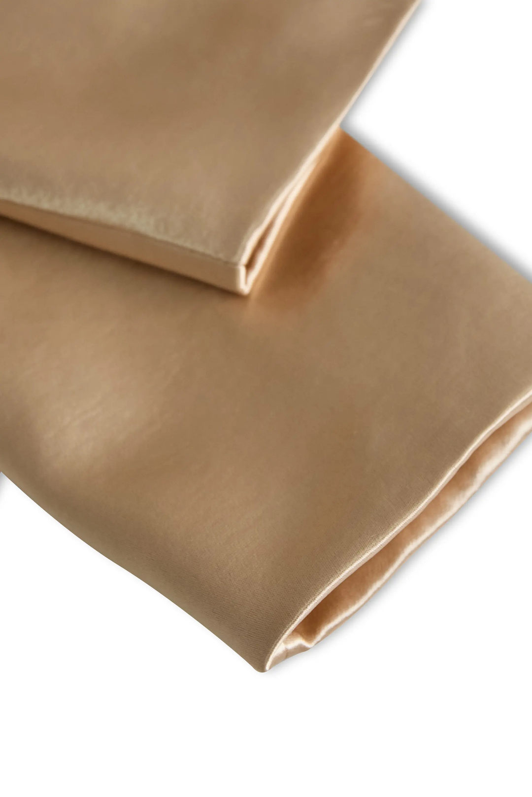 Women's Champagne Satin Tailored Trench, Timeless Elegance - Trench Coat CASA LARO