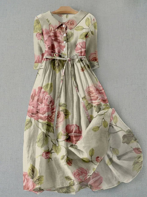 Helena | Vintage Dress with Roses