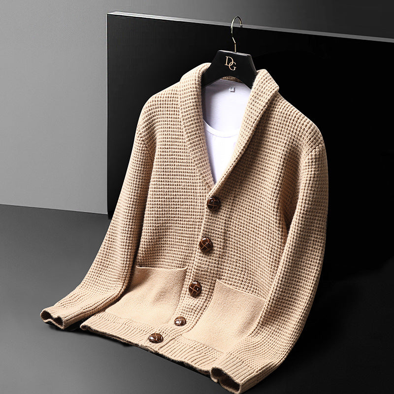Wool Knit - Cardigan CASA LARO MEN