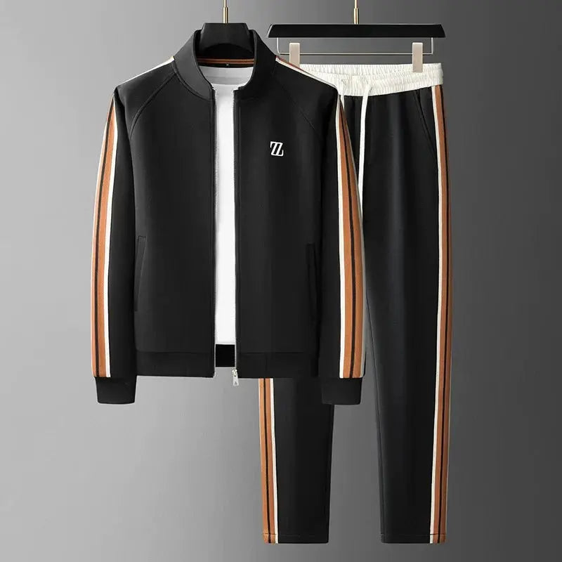 Zenith Premium Slim-Fit Zip Jacket & Joggers - Tracksuit Set CASA LARO