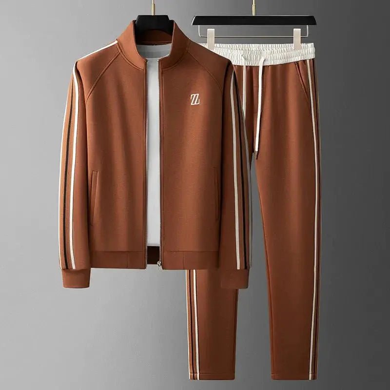 Zenith Premium Slim-Fit Zip Jacket & Joggers - Tracksuit Set CASA LARO