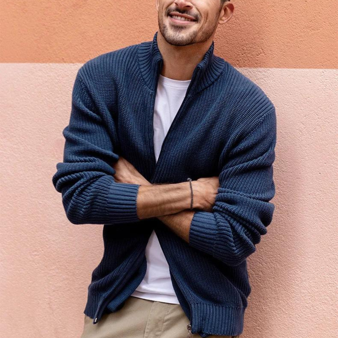 Zenith Zip Neck - Sweater CASA LARO MEN