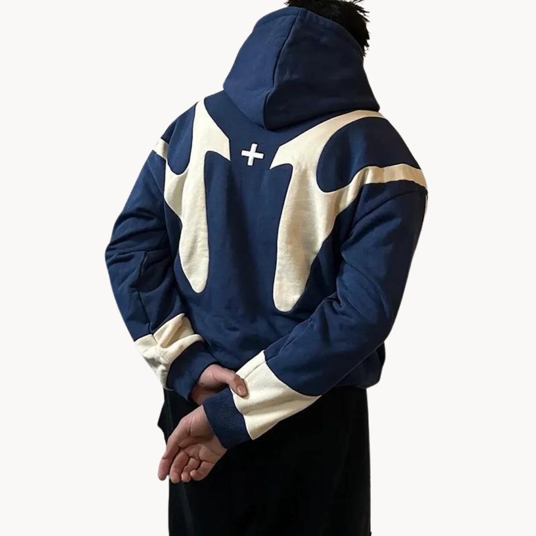 Zinedine Cotton Fleece Relaxed Fit - Hoodie CASA LARO MEN