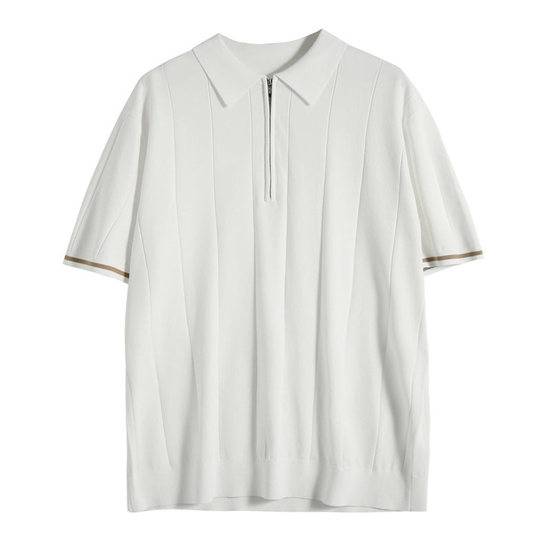 Zip Collar - Polo CASA LARO MEN