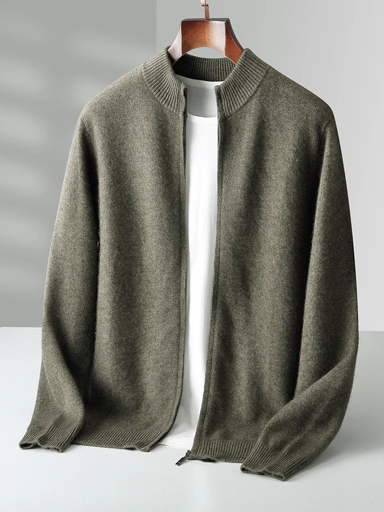Zip-Up Knit - Cardigan CASA LARO MEN