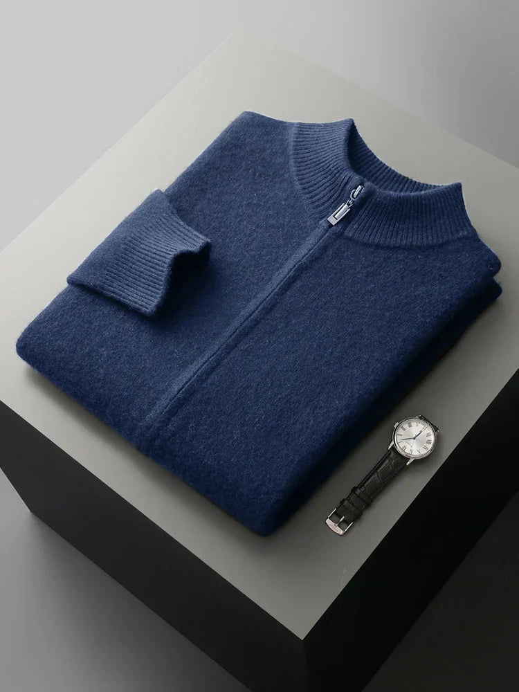 Zip-Up Knit - Cardigan CASA LARO MEN