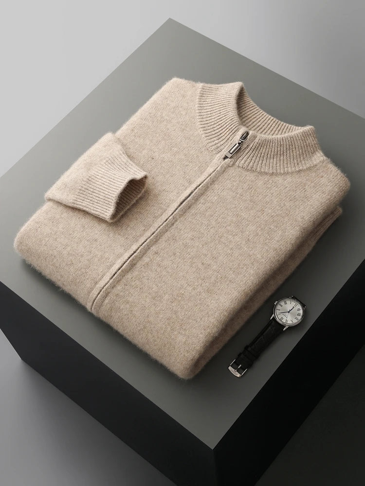 Zip-Up Knit - Cardigan CASA LARO MEN