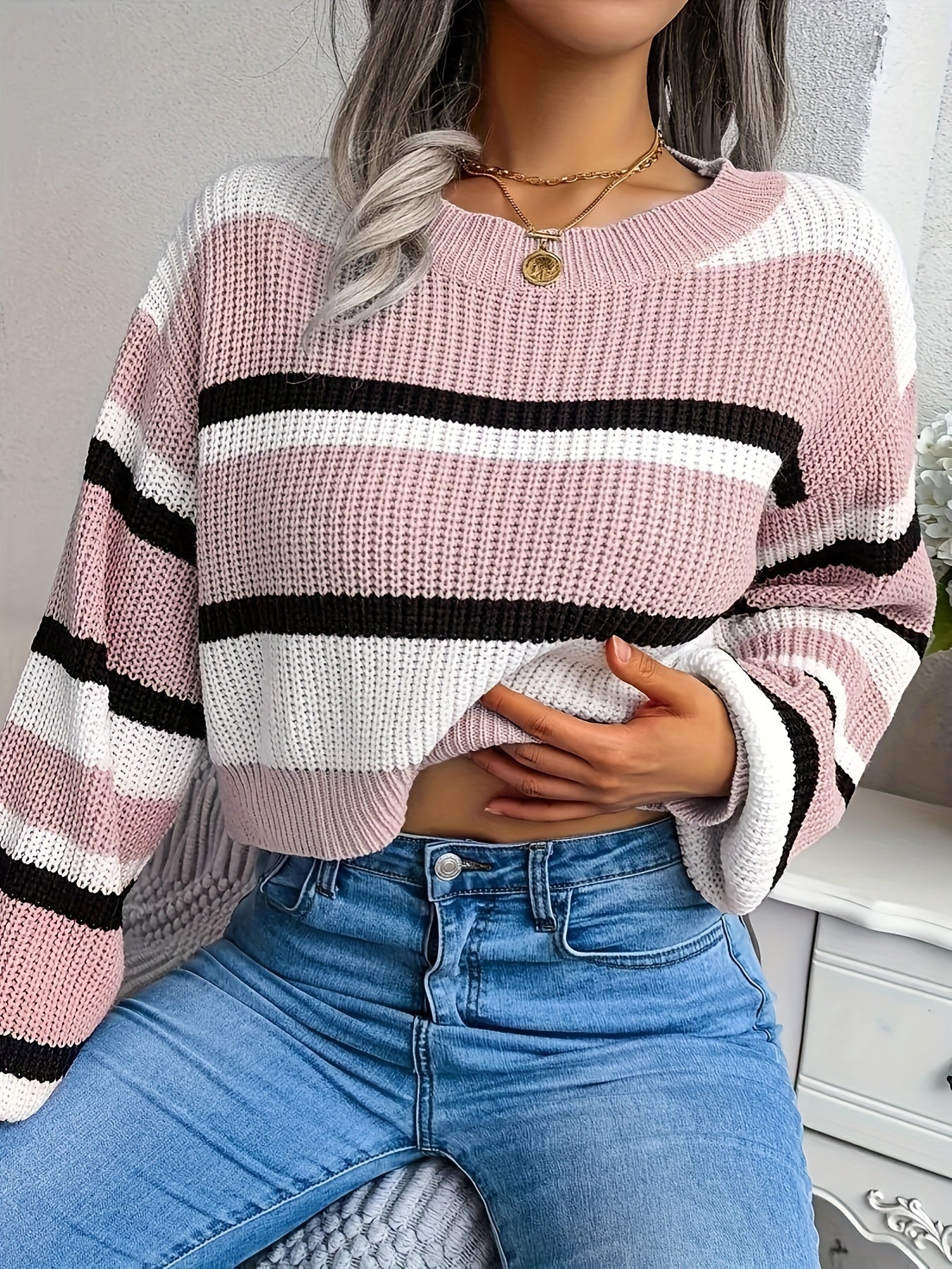 Chloé Cropped Knit - Sweater