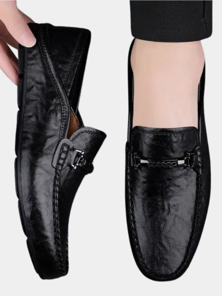 Belgravia Leather Loafers - Casa  Laro CASA LARO