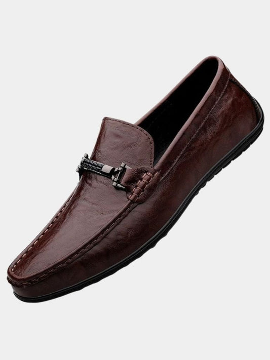 Belgravia Leather Loafers - Casa  Laro CASA LARO