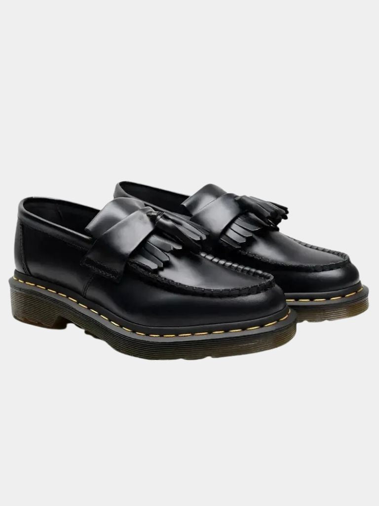 Black Leather Loafers - Casa  Laro CASA LARO