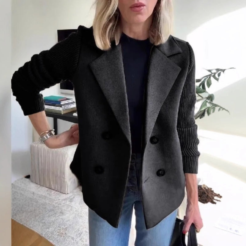 Knit-Sleeve Tailored - Blazer
