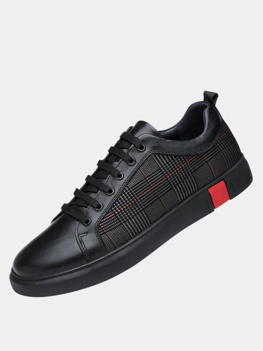 Blackgrid Leather Loafers – Casa  Laro CASA LARO