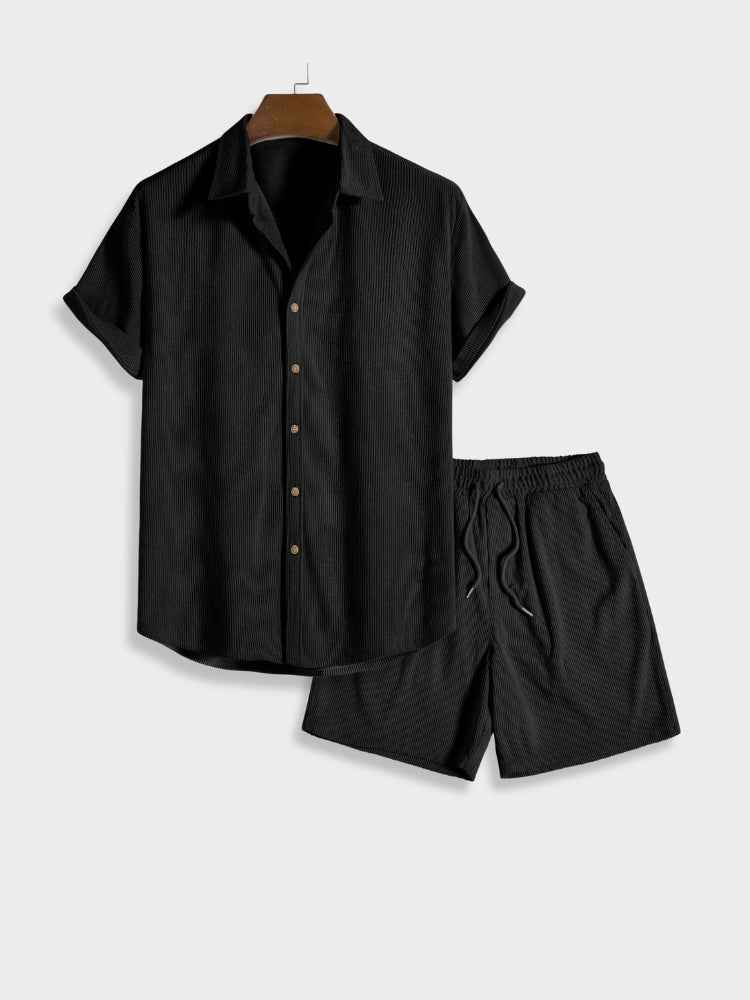 Bordeaux Corduroy - Two-Piece Set