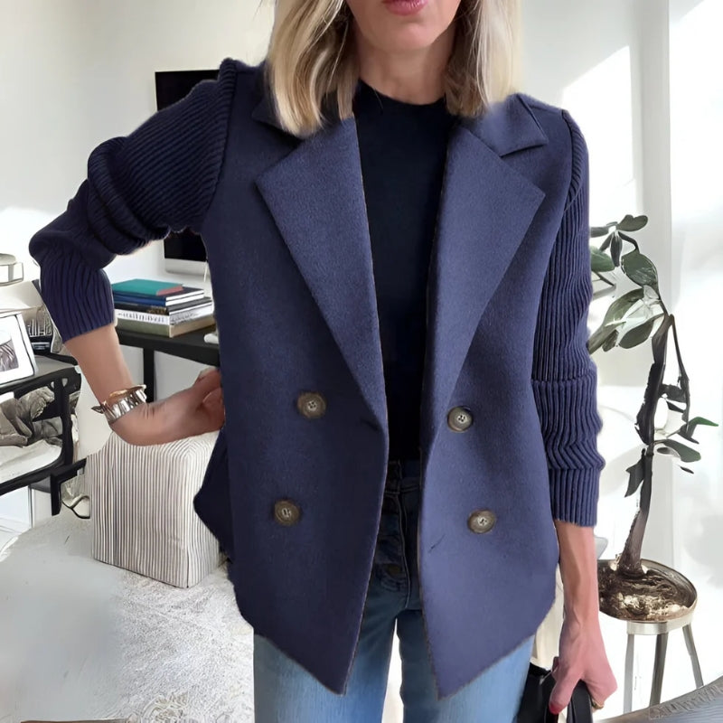 Knit-Sleeve Tailored - Blazer