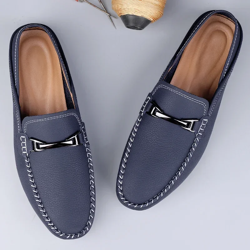 Leather Slip-On - Loafers