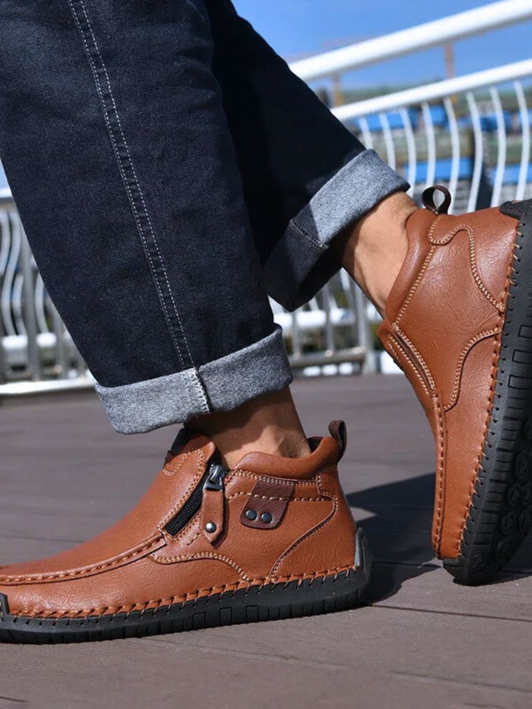 Brave Leather Boots - Casa  Laro CASA LARO