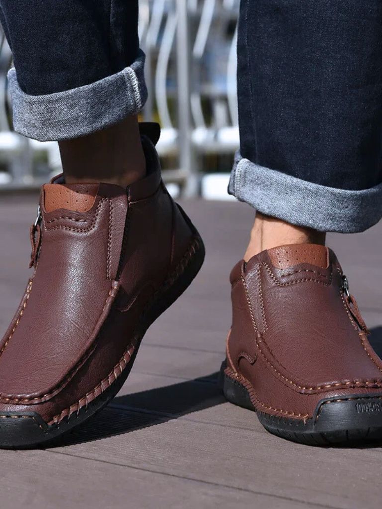 Brave Leather Boots - Casa  Laro CASA LARO