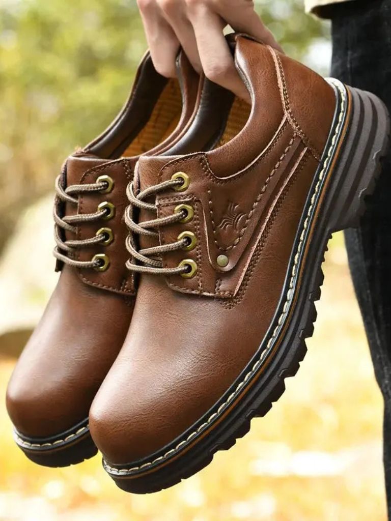 British Leather Elegant Oxford Shoes - Casa  Laro CASA LARO