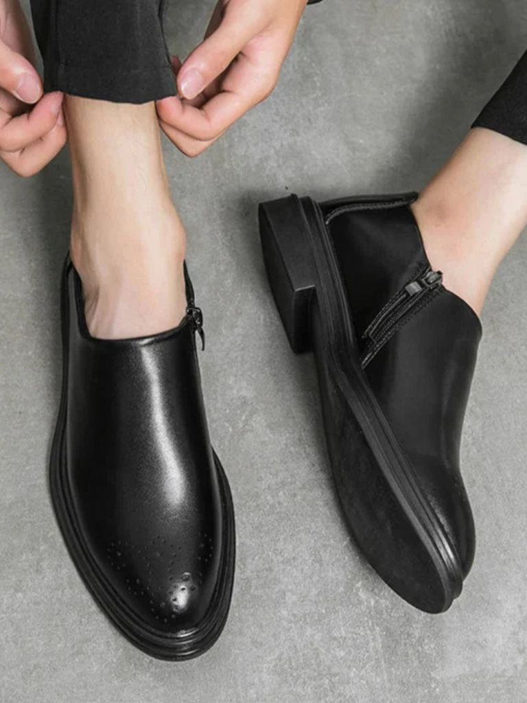 Brun Prestige Leather Loafers - Casa  Laro CASA LARO