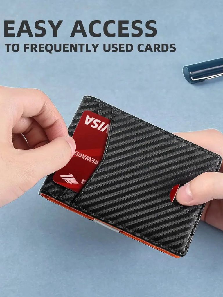 Carbon Fiber Anti RFID Minimalist Wallet - Casa  Laro CASA LARO
