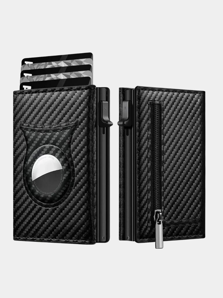 Carbon Fiber Wallet with Air Tag Holder RFID Blocking - Casa  Laro CASA LARO