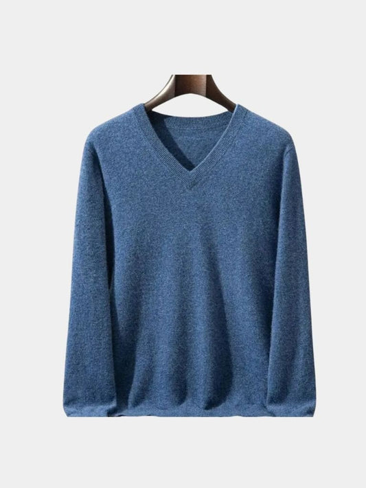 Cashmere V Neck Knitwear Sweater - Casa  Laro CASA LARO