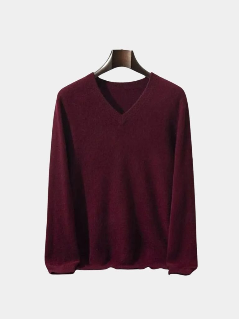 Cashmere V Neck Knitwear Sweater - Casa  Laro CASA LARO