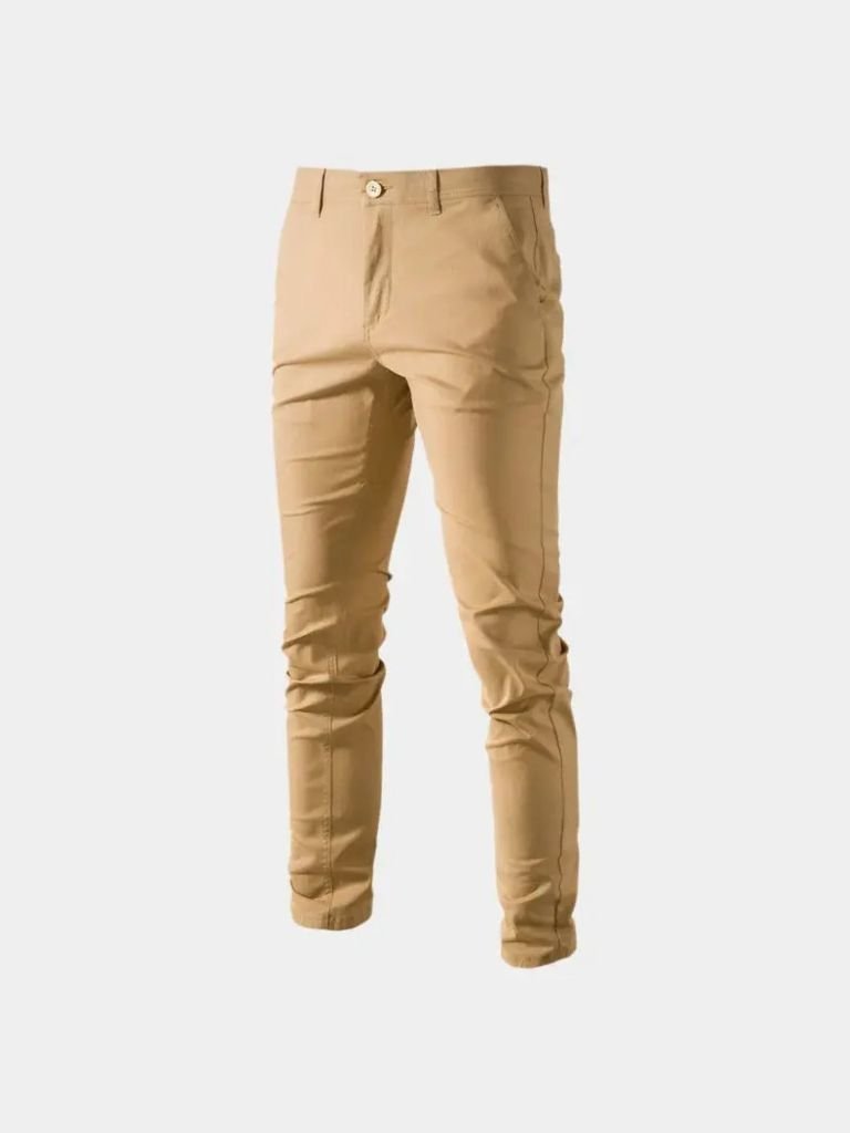 Casual Slim Fit Trousers - Casa  Laro CASA LARO
