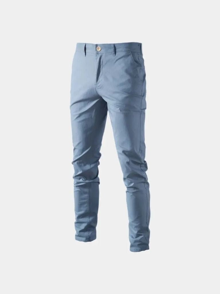 Casual Slim Fit Trousers - Casa  Laro CASA LARO