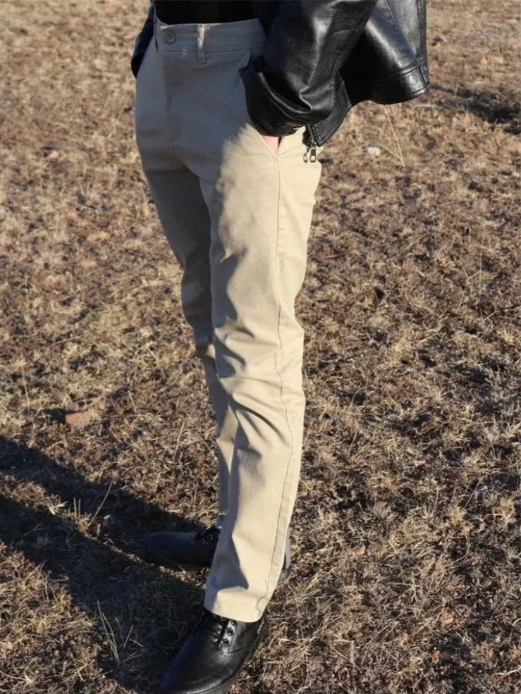 Casual Slim Fit Trousers - Casa  Laro CASA LARO