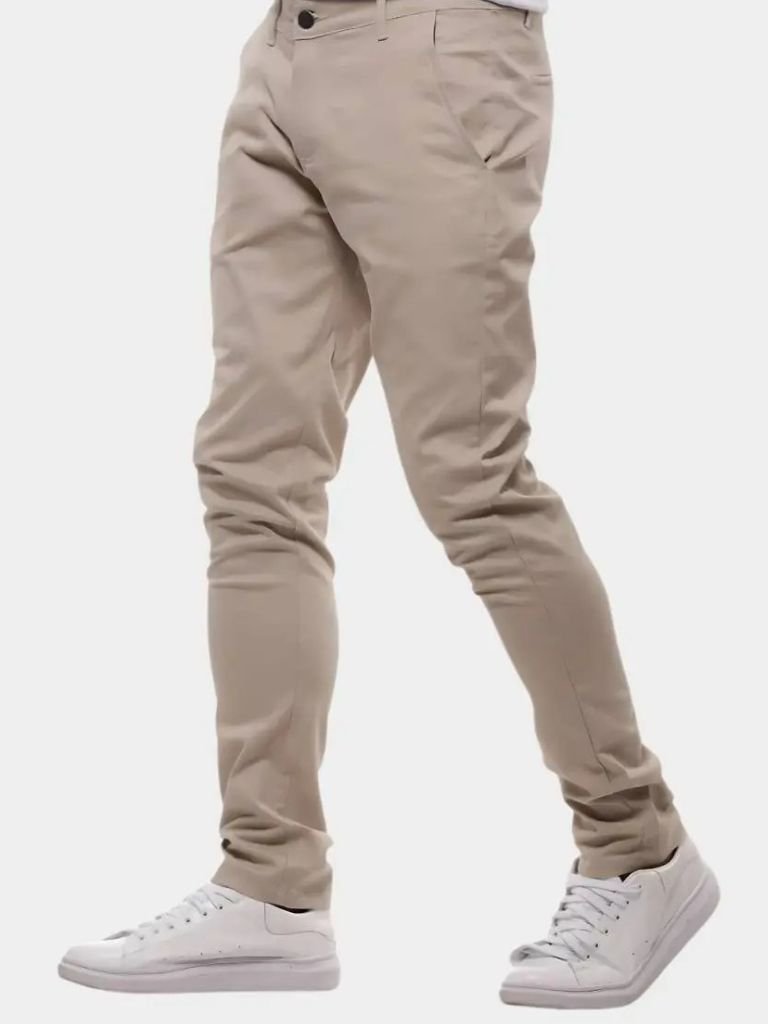 Casual Slim Fit Trousers - Casa  Laro CASA LARO