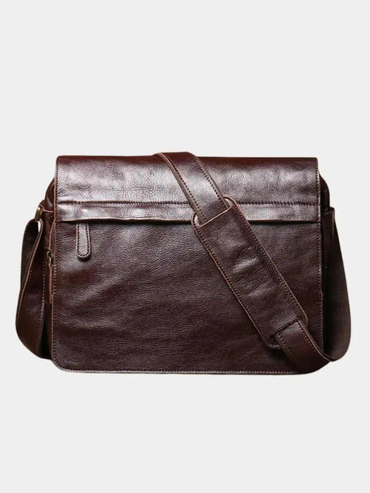 Classic Messenger Leather Bag - Casa  Laro CASA LARO