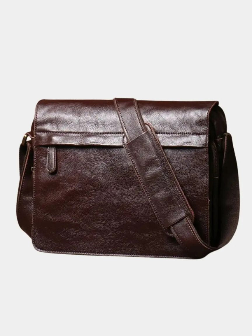 Classic Messenger Leather Bag - Casa  Laro CASA LARO