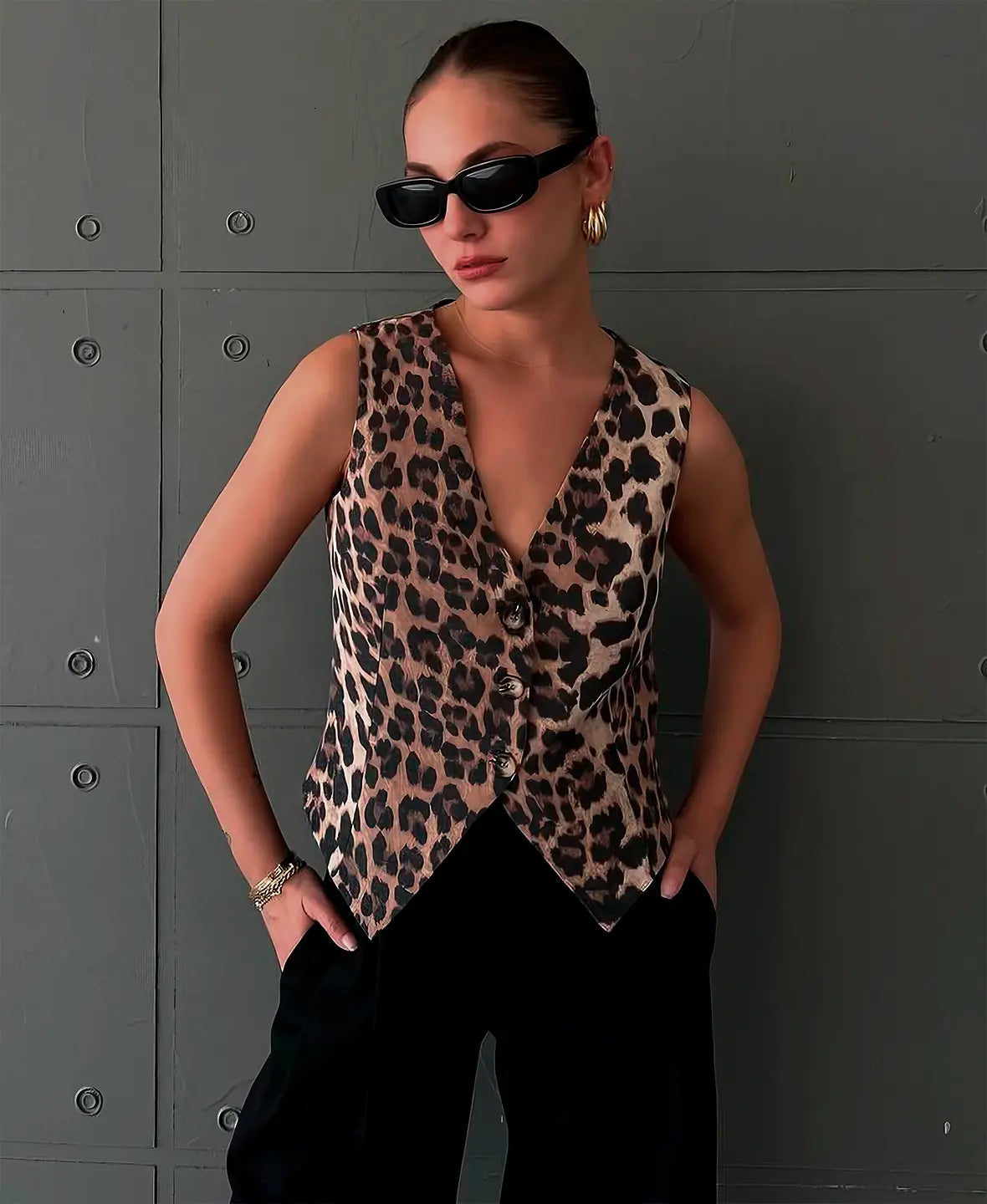 Leopard Print - Vest