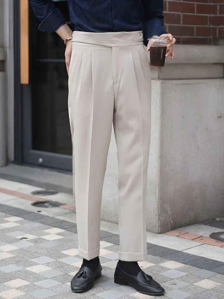 Corduroy Elegant Trousers - Casa  Laro CASA LARO