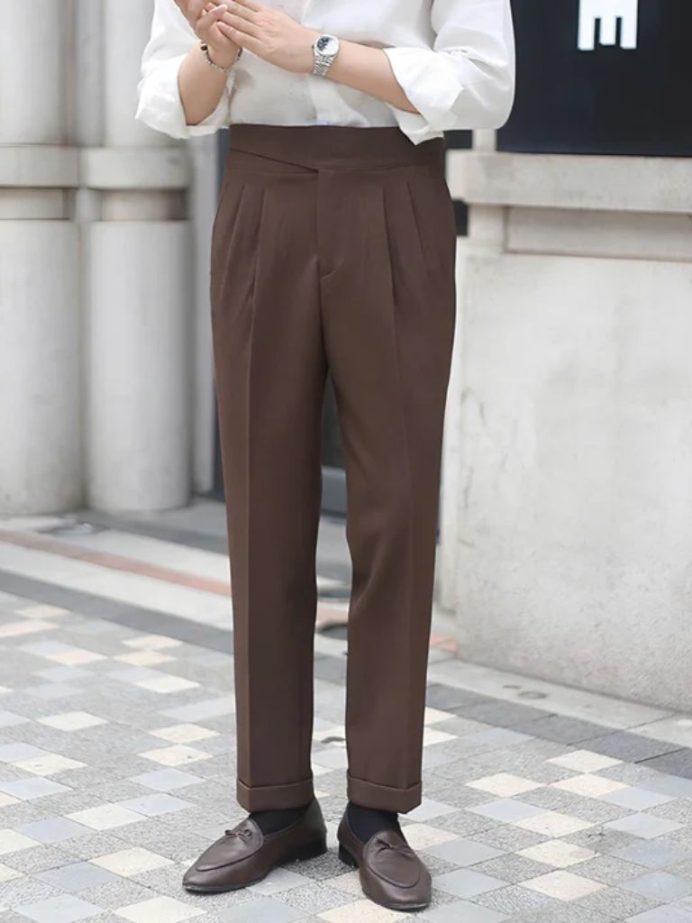 Corduroy Elegant Trousers - Casa  Laro CASA LARO