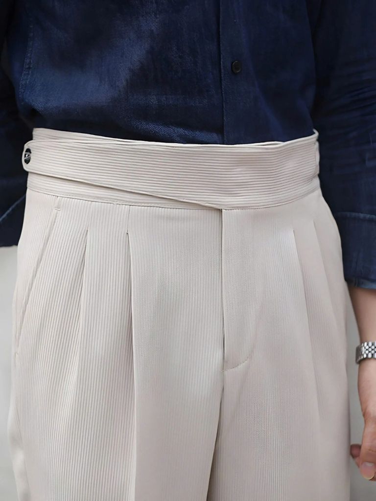 Corduroy Elegant Trousers - Casa  Laro CASA LARO