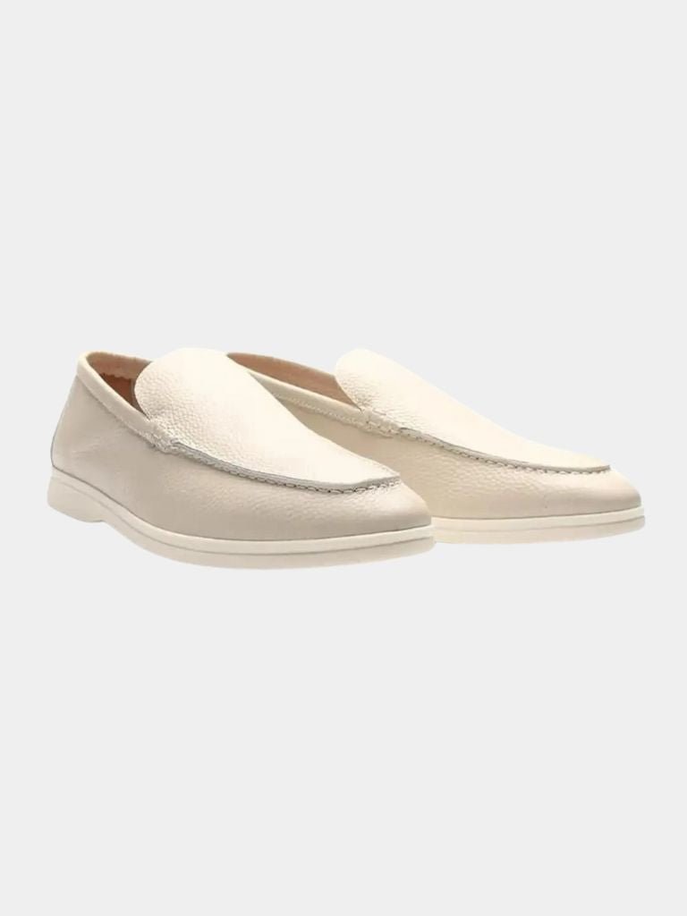 Cowhide Leather Loafers - Casa  Laro CASA LARO
