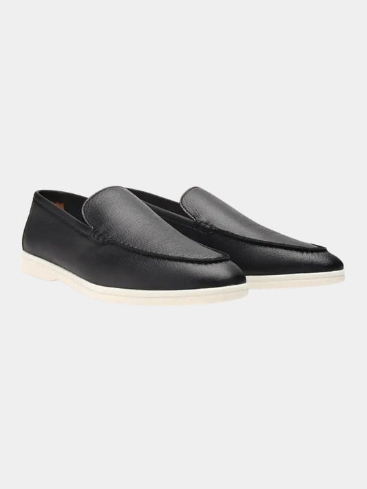 Cowhide Leather Loafers - Casa  Laro CASA LARO