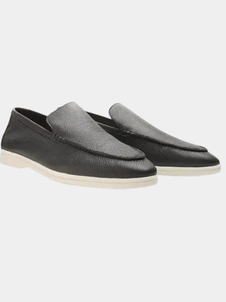Cowhide Leather Loafers - Casa  Laro CASA LARO