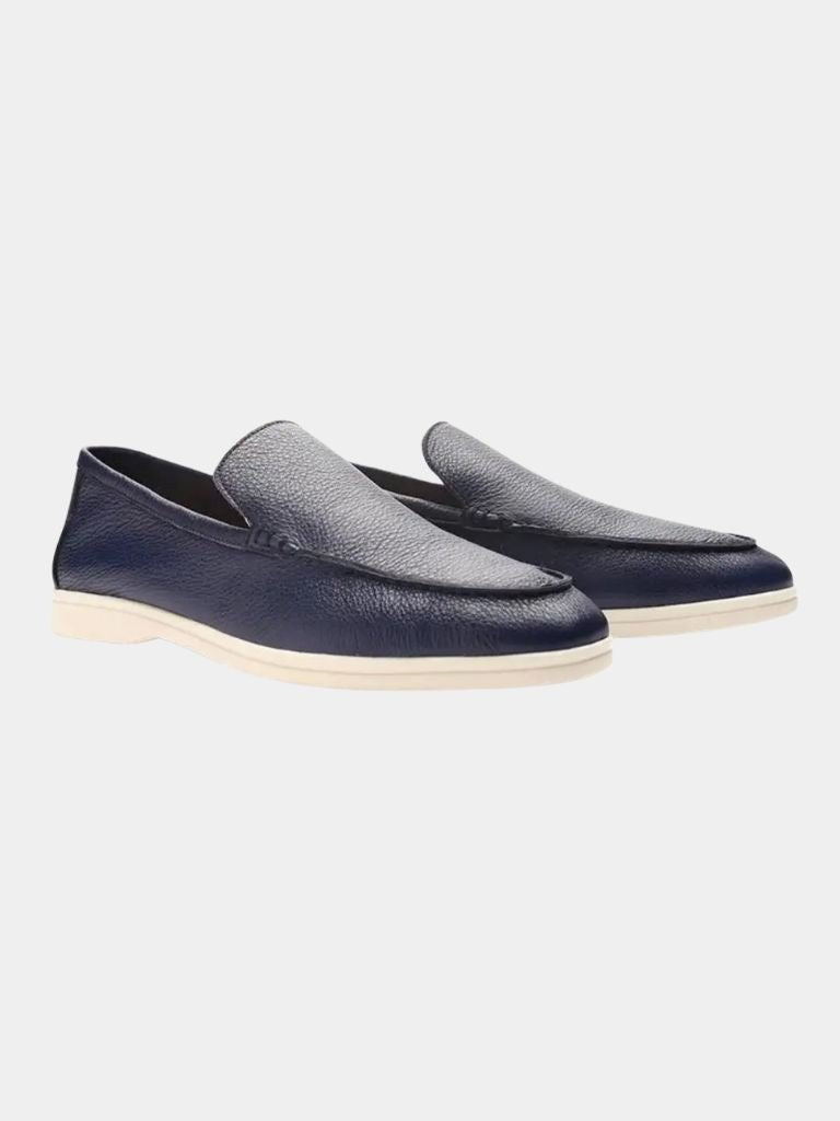 Cowhide Leather Loafers - Casa  Laro CASA LARO