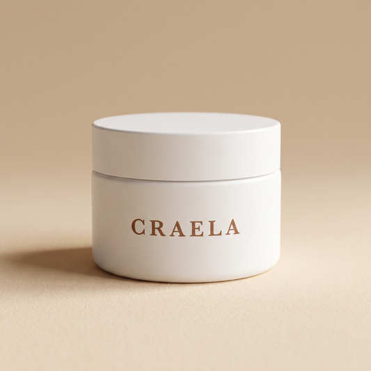 Craela crepe correcting firming cream jar, closed