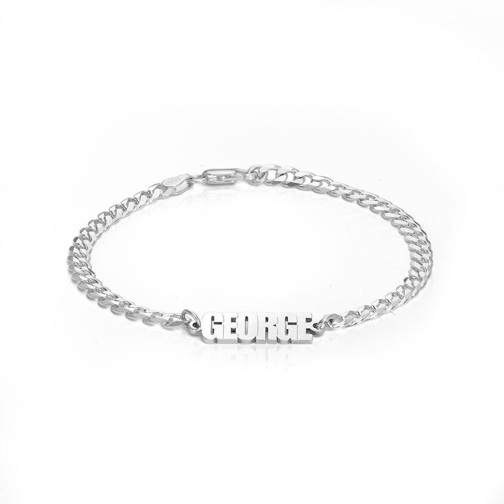 Custom Name Cuban Chain Bracelet for Men Shineofidamond