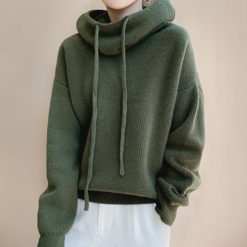 Aria Merino Wool Turtleneck - Sweater