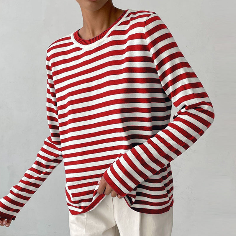 Striped Cotton Button-Down - Shirt