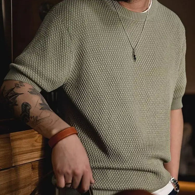 Milano Retro Ribbed Knit - T-Shirt